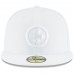 Men's Pittsburgh Steelers New Era White on White 59FIFTY Fitted Hat 3154711